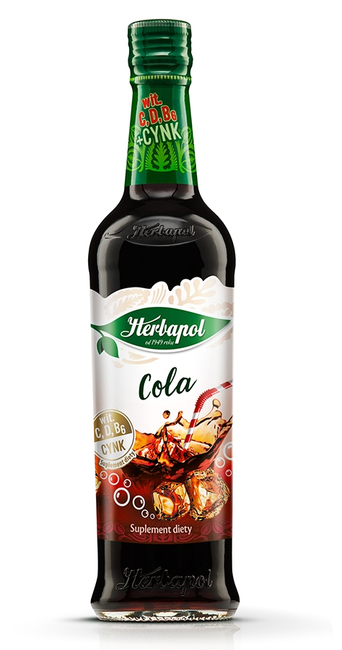 HERBAPOL-COLA Sirup ohne Koffein 420 ml - Uhenryka