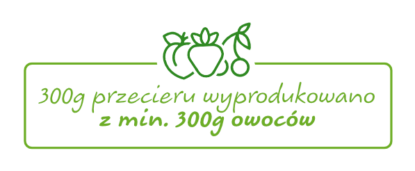 300g musu z 300g owoców